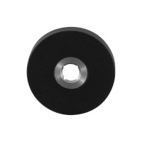 Gpf8100.05r zwart ronde rozet 50x6mm