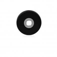 Gpf8100.00l/r zwart ronde rozet 50x8mm