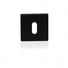 Sleutelrozet vierkant 50x50x8mm zwart