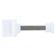 Toiletstift 8mm voor schild grote knop wit