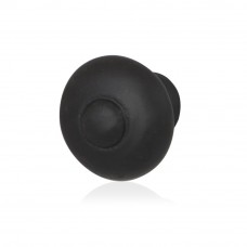 Smeedijzer zwart meubelknop 25mm/ hoogte 26mm 6506.25