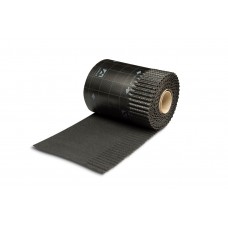 Ubiflex ribbel waterdichte laag 250 mm - rol 6 meter - zwart