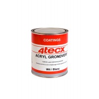 Grondverf acryl wit 0,75 ltr 4tecx