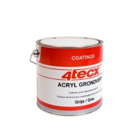 Grondverf acryl wit 2,5 ltr 4tecx