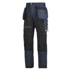 Ruffwork, work trousers+ holster pockets, donker blauw - zwart (95