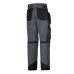 Ruffwork, work trousers+ holster pockets, staal grijs - zwart (580