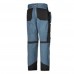 Ruffwork, work trousers holster pockets, petrol - zwart (5104), 050