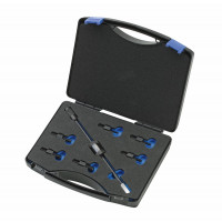 SET DRAADEIND-ADAPTERS MET GLIJHAMER 700 G, 11-DLG.