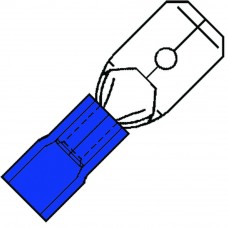 Geisoleerde vlaksteker 6,3x0,8mm voor draad 1,5-2,5 mm²