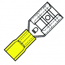 Geisoleerde vlakstekerhuls 9,5x1,2mm voor draad 4,0-6,0 mm²